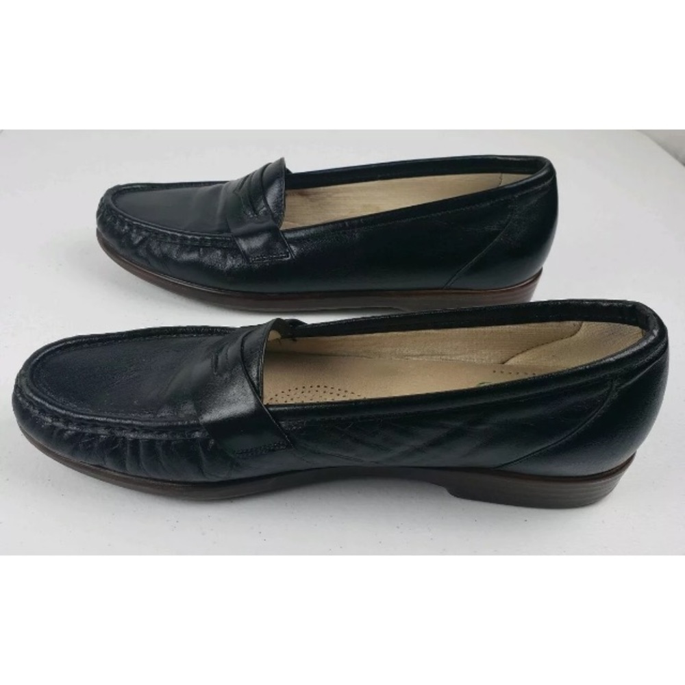 SAS Tripad Comfort Womens Black Leather Shoes - Picture 6 of 8